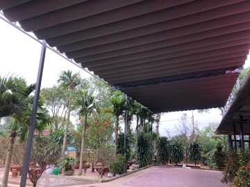 Làm Bạt Kéo, Bạt Cuốn, Bạt Xếp Cho Villa, Trường Học, Quán Cà Phê, Quán Nhậu Tại Hà Tĩnh 